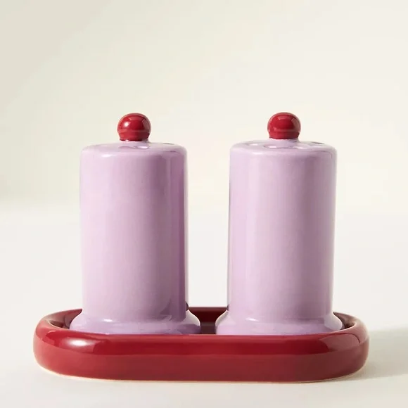 Anthropologie Rika Salt & Pepper Shaker Set - Picture 2 of 8